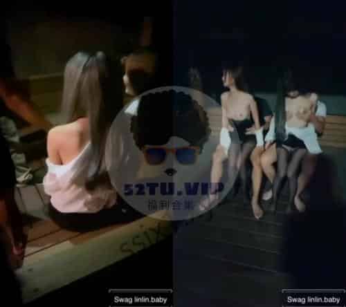 台湾SWAG主播@梦菲与闺蜜街头搭讪路人群P[1V/594M]插图