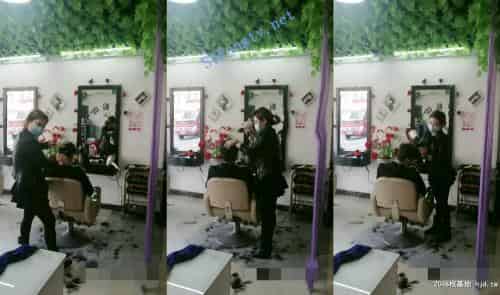 （骚理发老板娘）浙江理发店老板娘骚逼一枚跳蛋尿尿露奶[YCG2389/2.76GB]插图