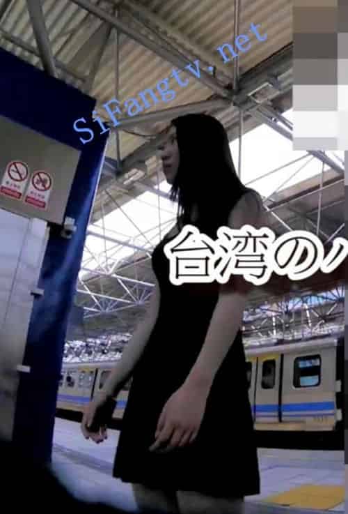 [首发极品CD]TW系列103-露腰短裙美女骚货下面是紫色骚丁-福利好好看